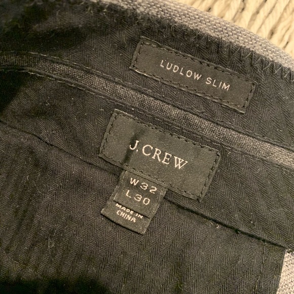 J CREW Gray Linen Pants - Picture 4 of 8